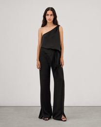 LACE ONE-SHOULDER TOP