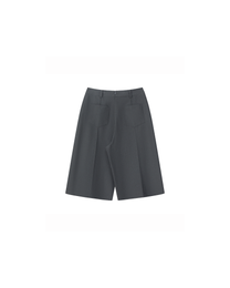 SUIT-CREASED CROPPED TROUSERS