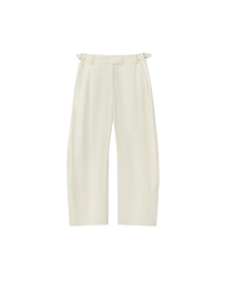 ADJUSTABLE WOOL TROUSERS