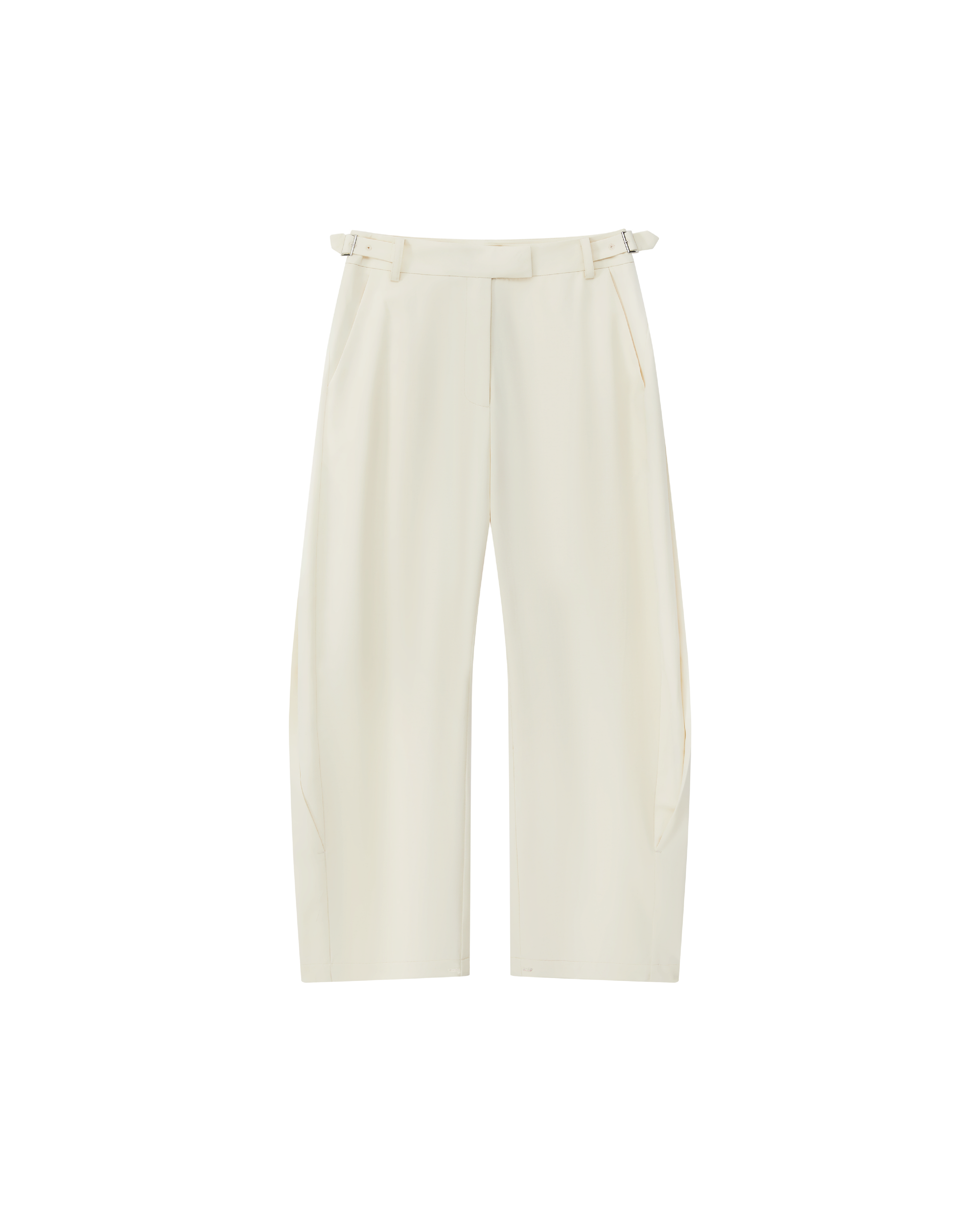 ADJUSTABLE WOOL TROUSERS