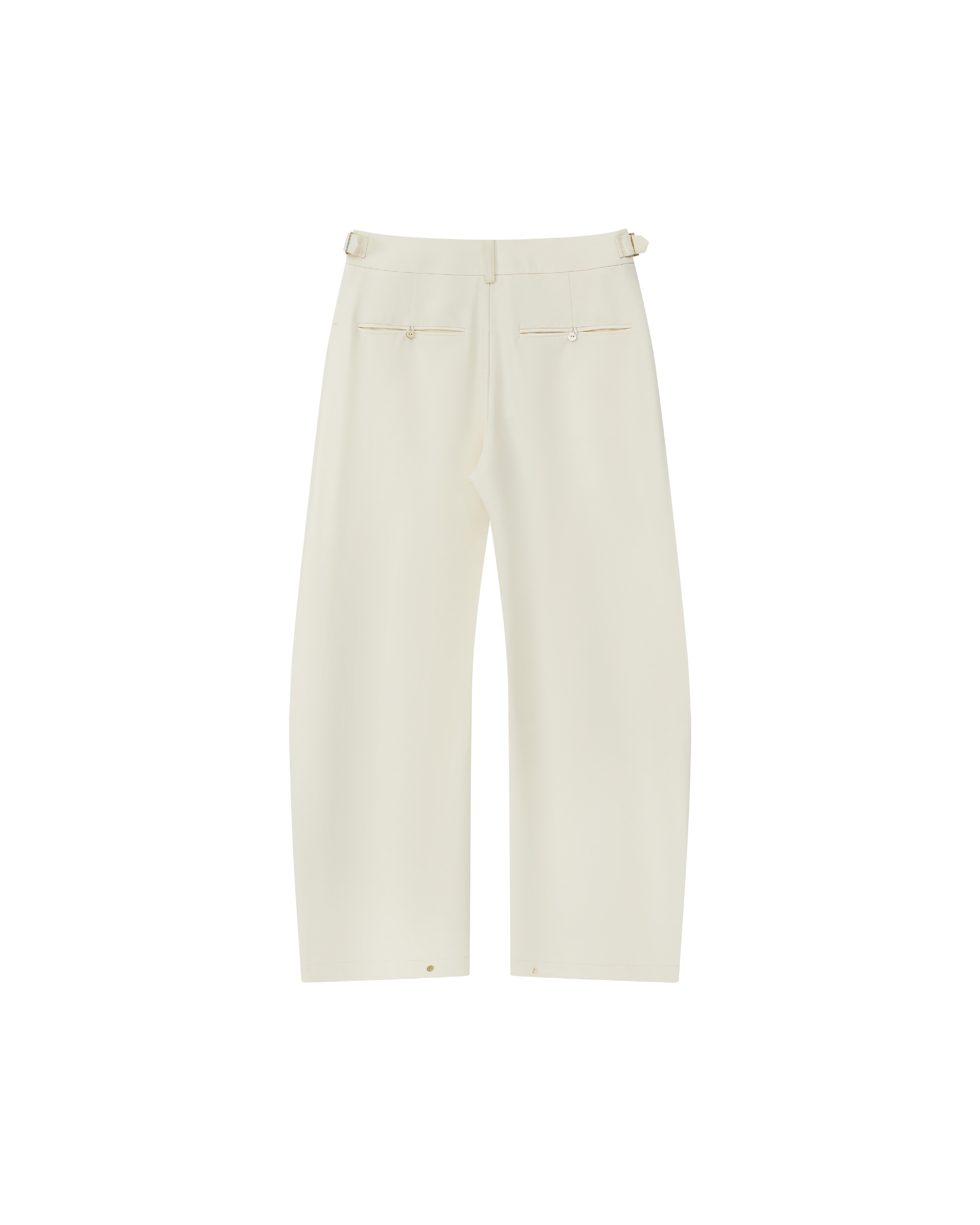 ADJUSTABLE WOOL TROUSERS