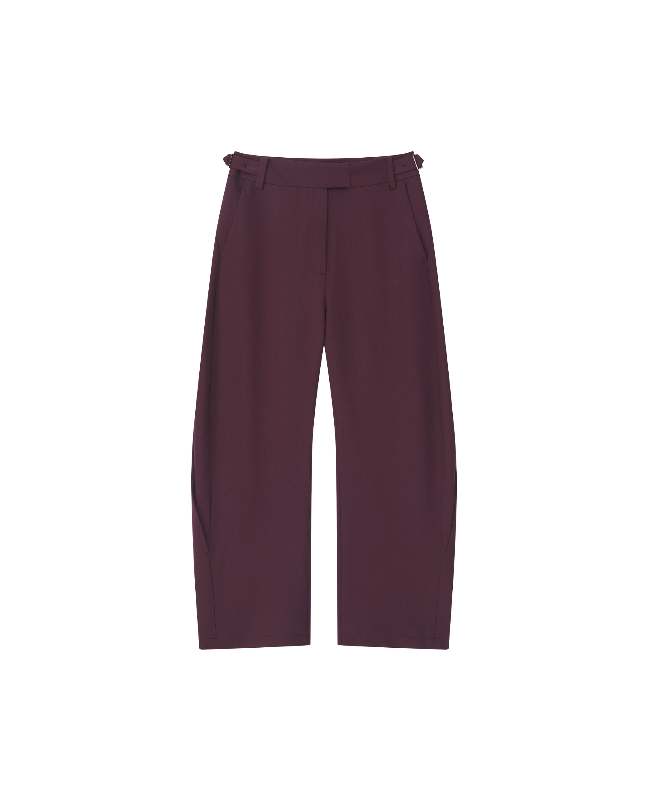 ADJUSTABLE WOOL TROUSERS