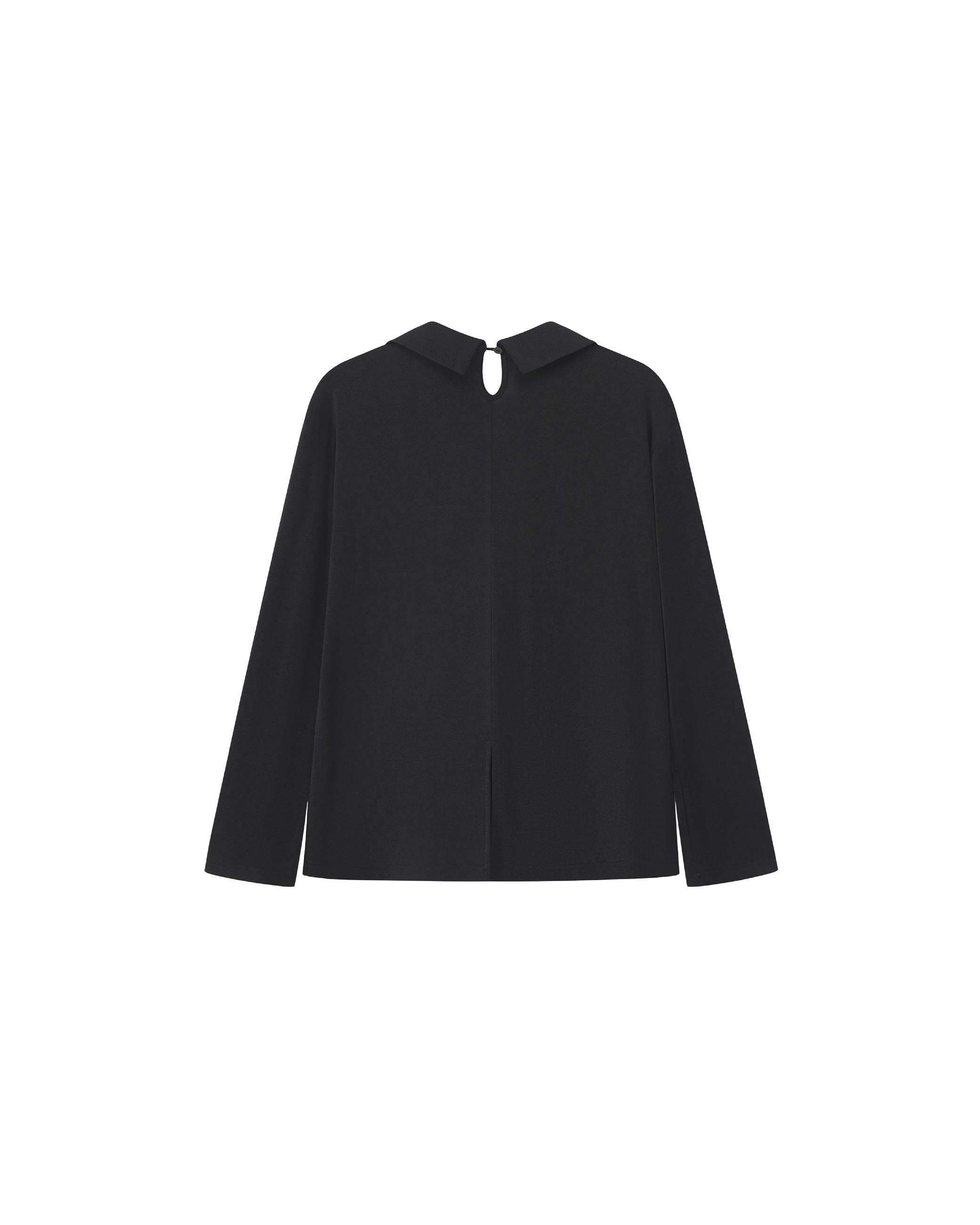 VELVET SUIT COLLAR SOFT SHIRT
