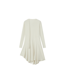 SCARF DETAIL FLARE DRESS