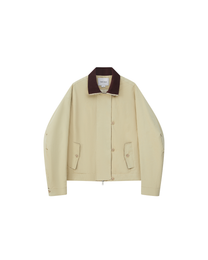COLOR-BLOCKED PADDED WORK JACKET