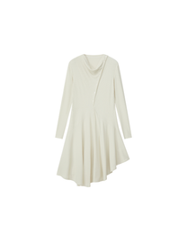 SCARF DETAIL FLARE DRESS