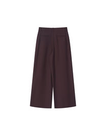 PLEATED WRINKLE-FREE PANTS