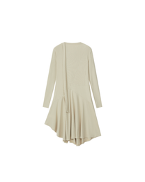 SCARF DETAIL FLARE DRESS