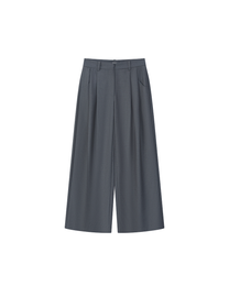 PLEATED WRINKLE-FREE PANTS