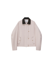 COLOR-BLOCKED PADDED WORK JACKET