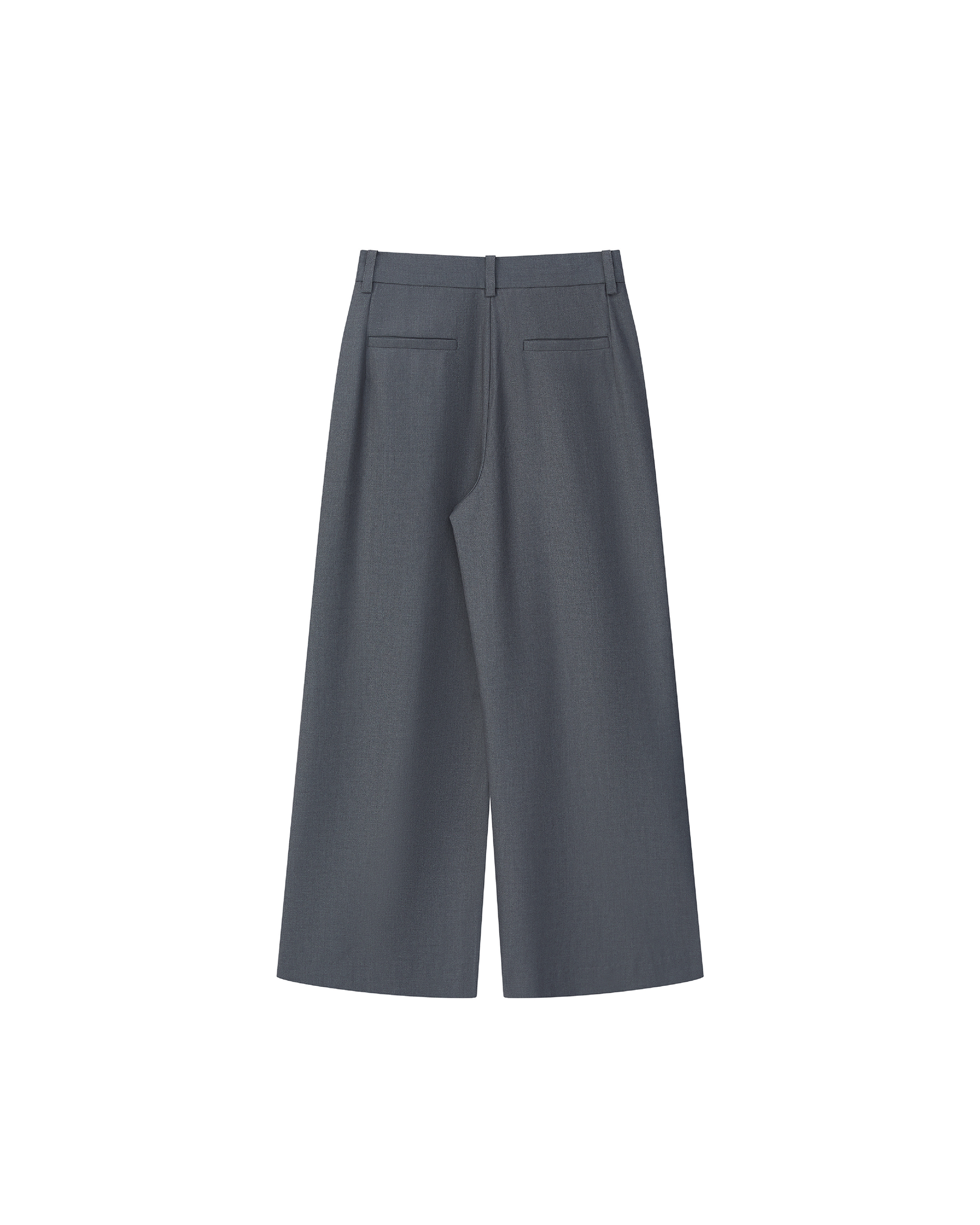 PLEATED WRINKLE-FREE PANTS