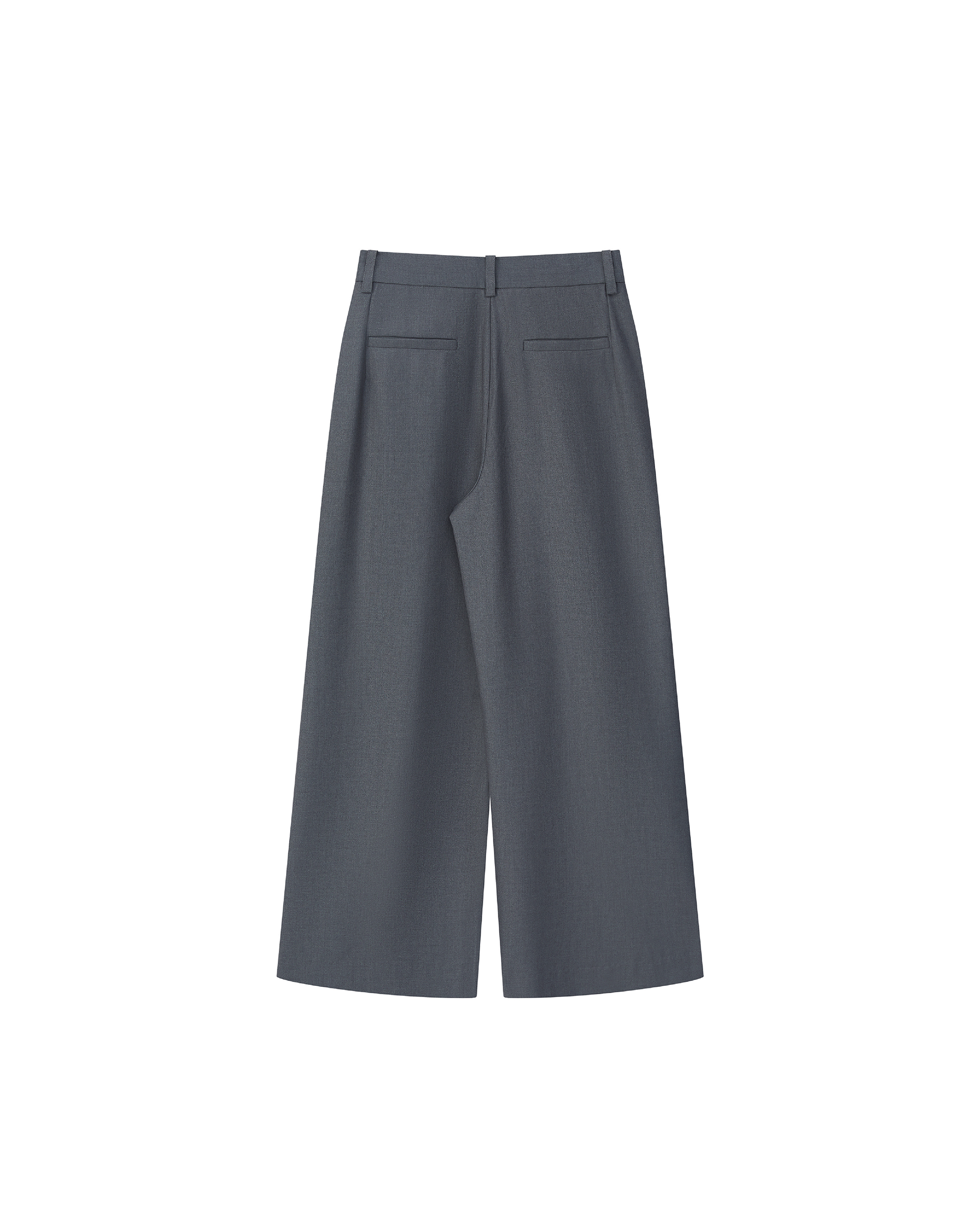 PLEATED WRINKLE-FREE PANTS