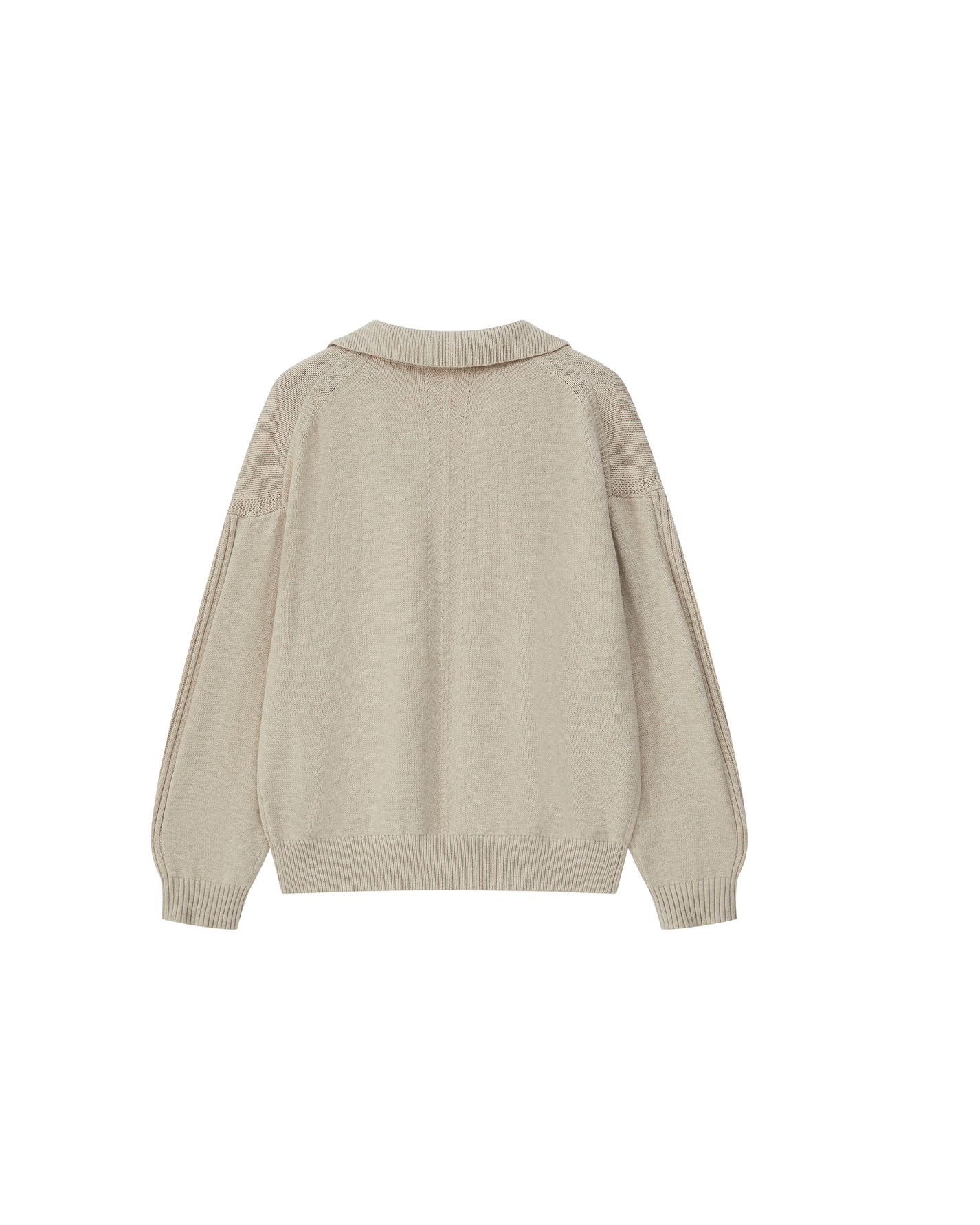WOOL POLO CASUAL SWEATER