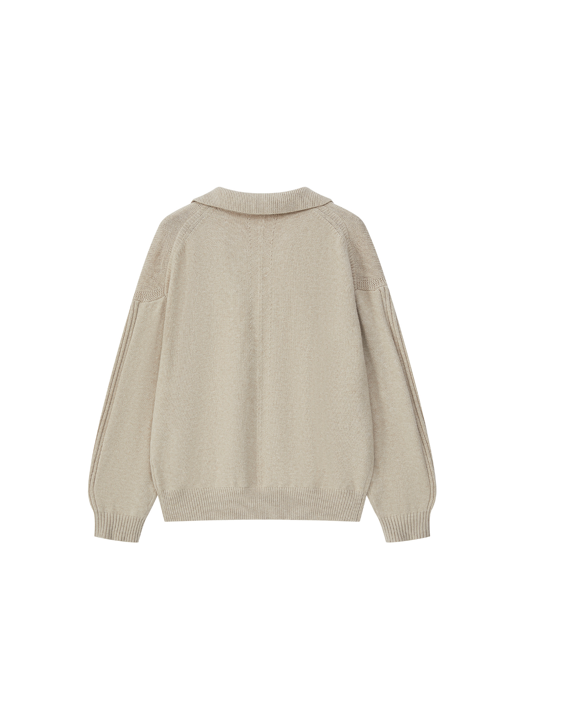 WOOL POLO CASUAL SWEATER