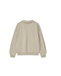 WOOL POLO CASUAL SWEATER