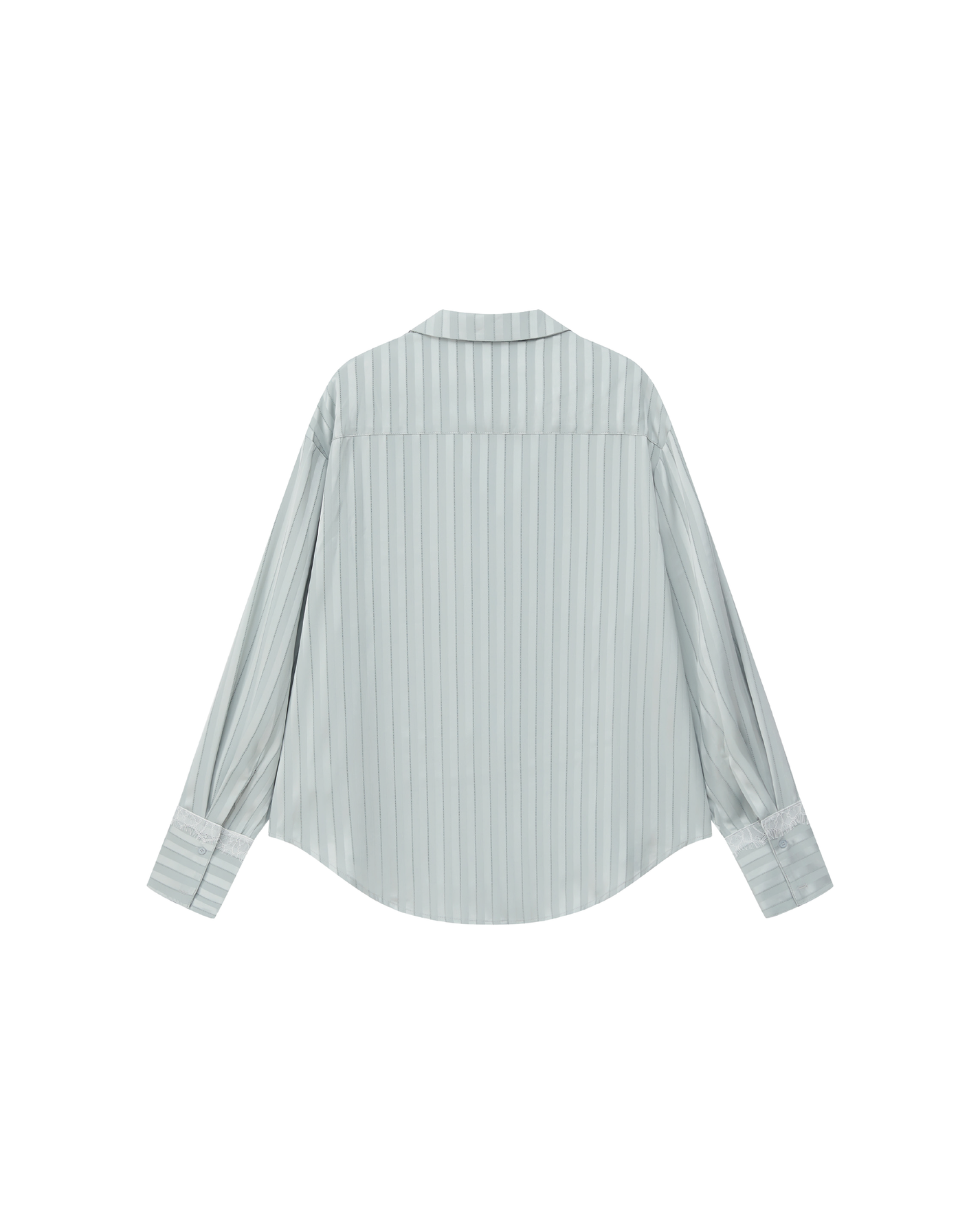 SATIN STRIPE PAJAMA SHIRT