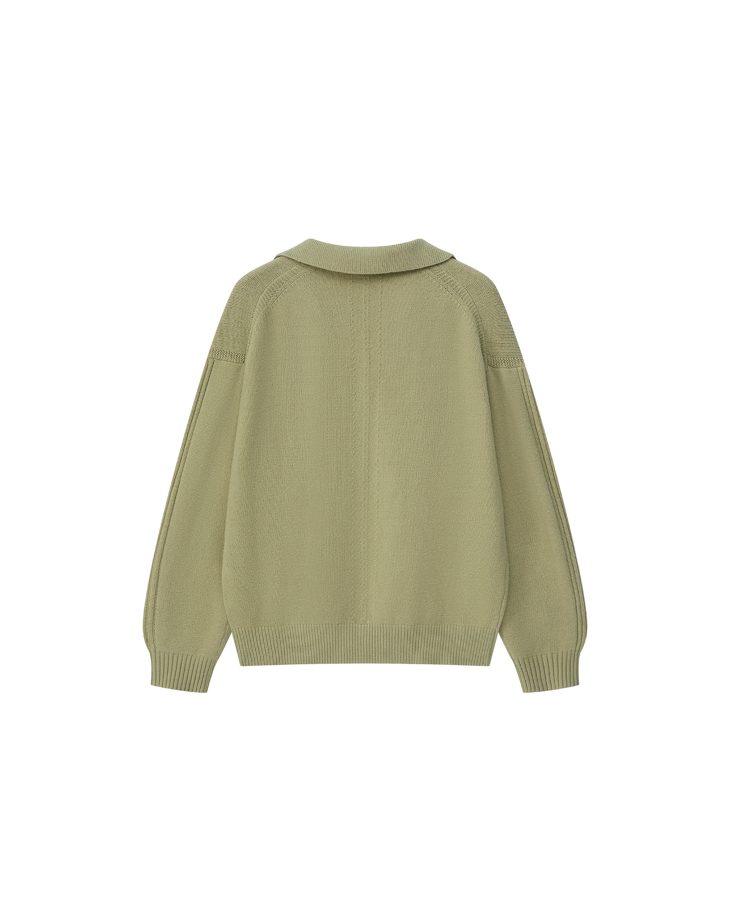 WOOL POLO CASUAL SWEATER