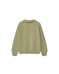 WOOL POLO CASUAL SWEATER
