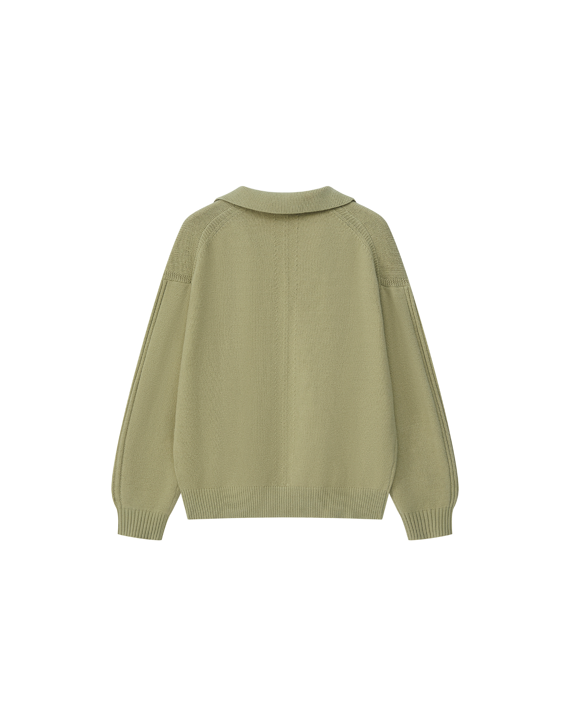 WOOL POLO CASUAL SWEATER