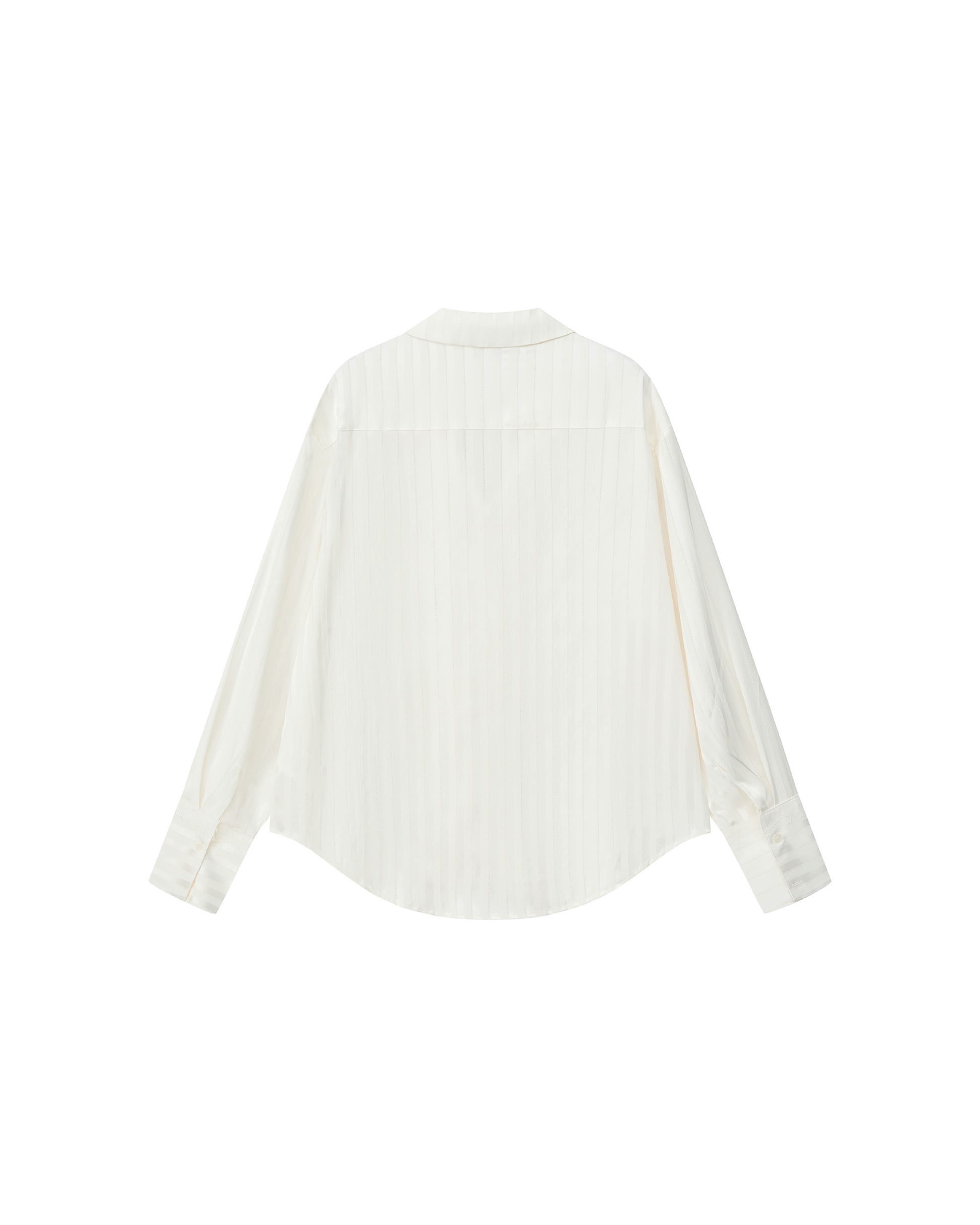 SATIN STRIPE PAJAMA SHIRT