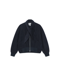 TIE-NECK PADDED JACKET
