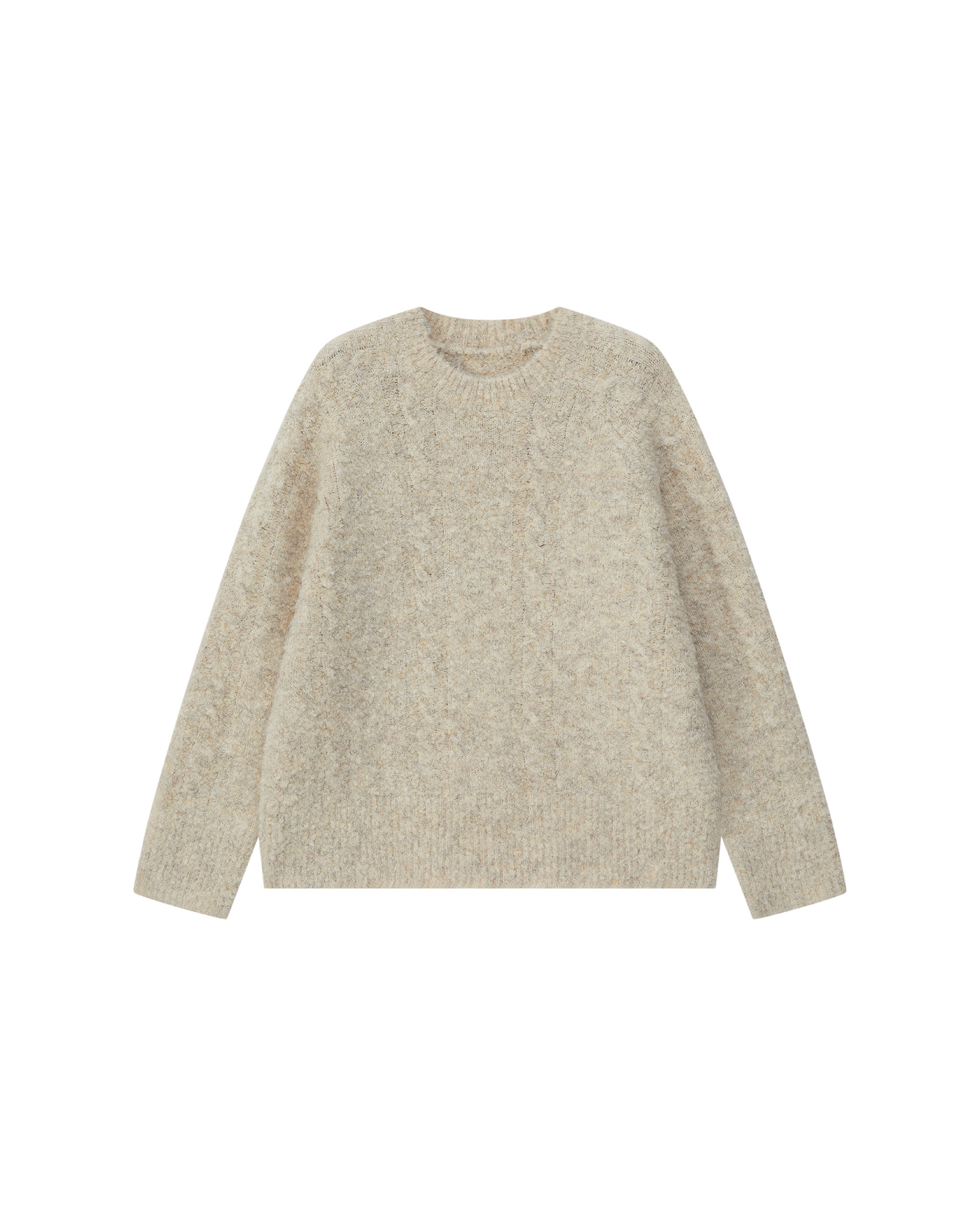WOOL MARLED SWEATER