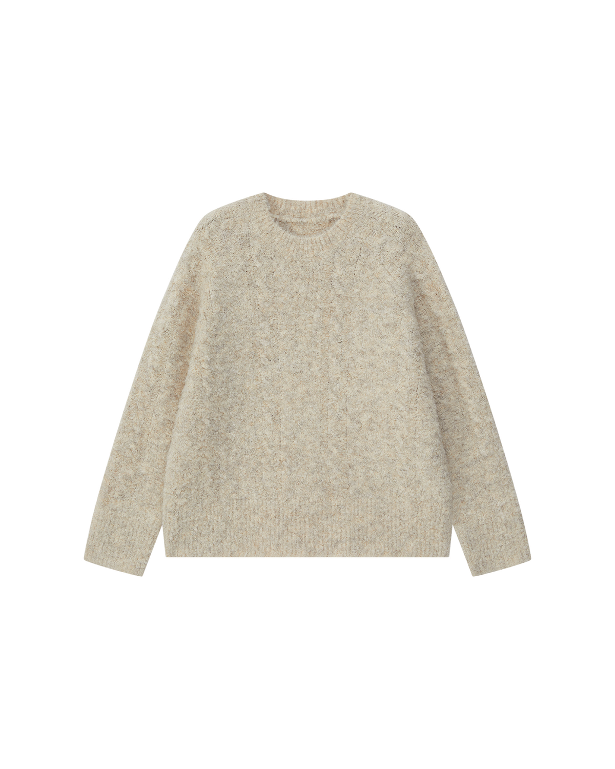 WOOL MARLED SWEATER