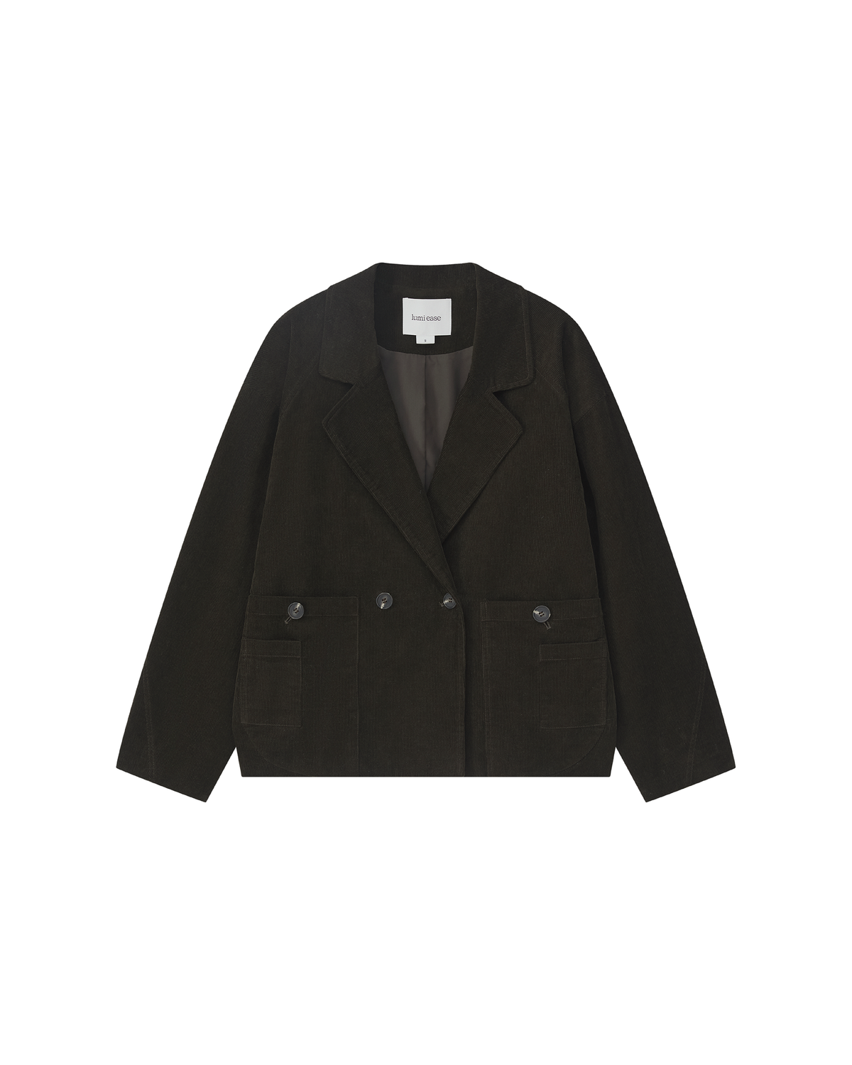DOUBLE-BREASTED CORDUROY JACKET