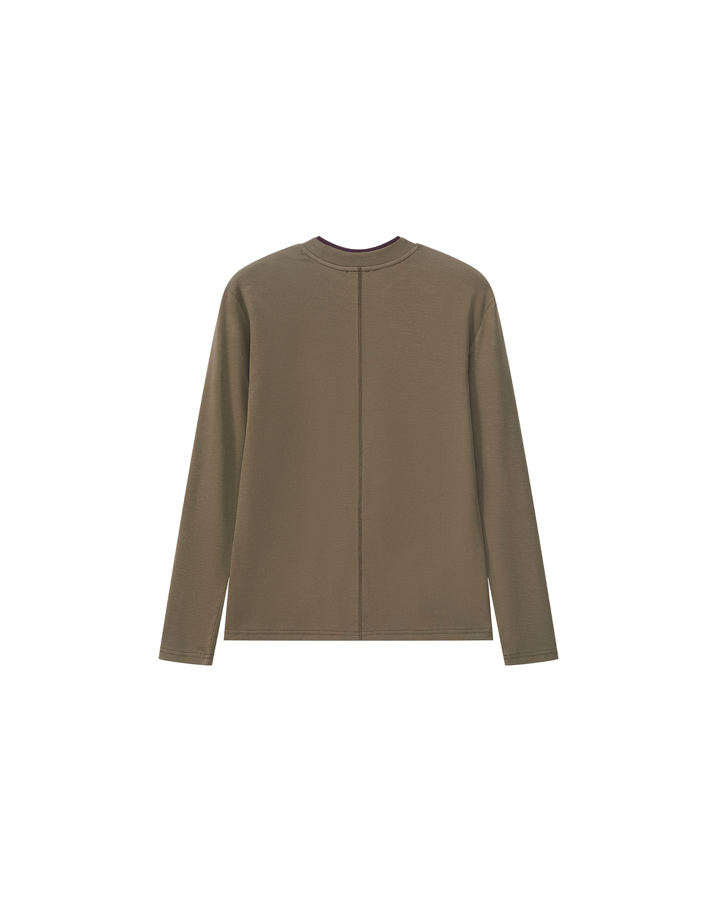 DOUBLE-COLLAR BASIC LAYERING TOP