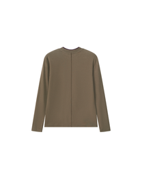 DOUBLE-COLLAR BASIC LAYERING TOP