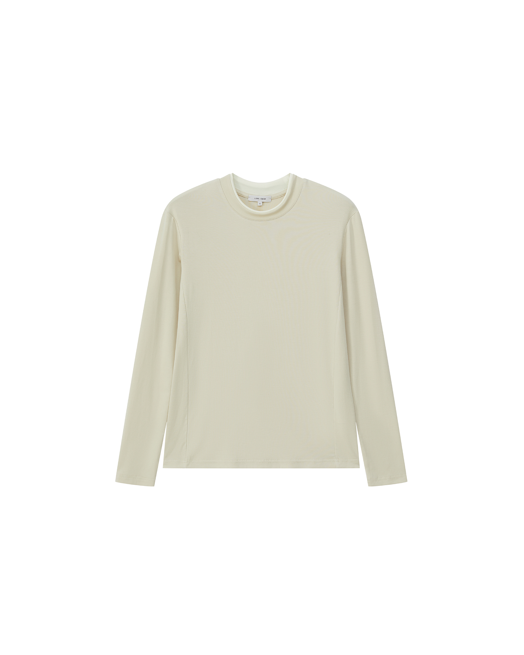 DOUBLE-COLLAR BASIC LAYERING TOP