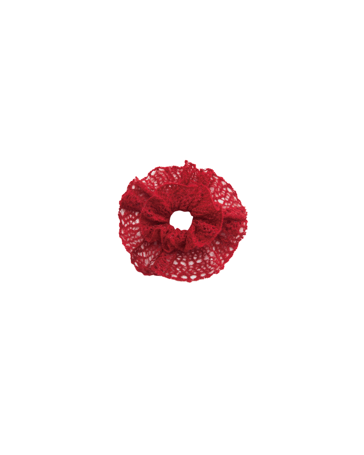 HAND CROCHET KNIT HAIR TIE