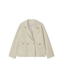 DOUBLE-BREASTED CORDUROY JACKET