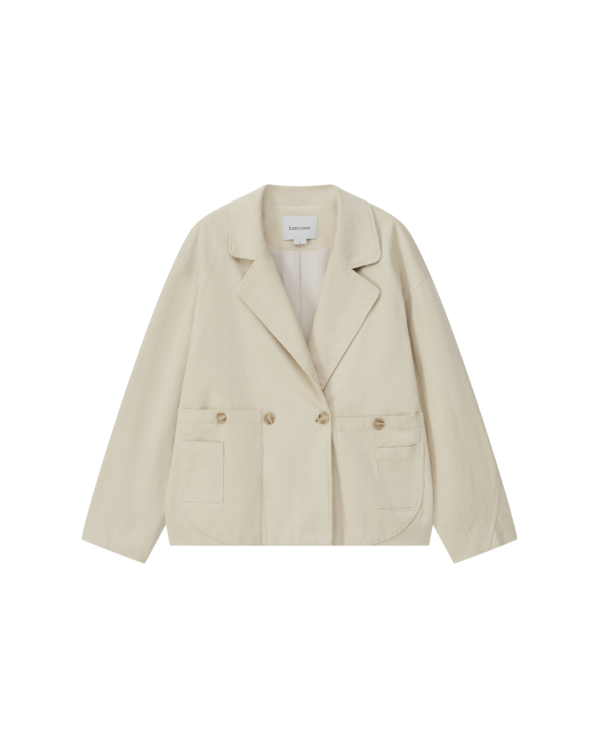 DOUBLE-BREASTED CORDUROY JACKET