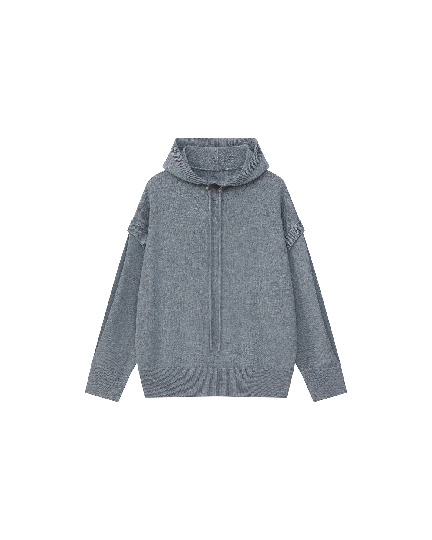 WOOL SILK HOODIE
