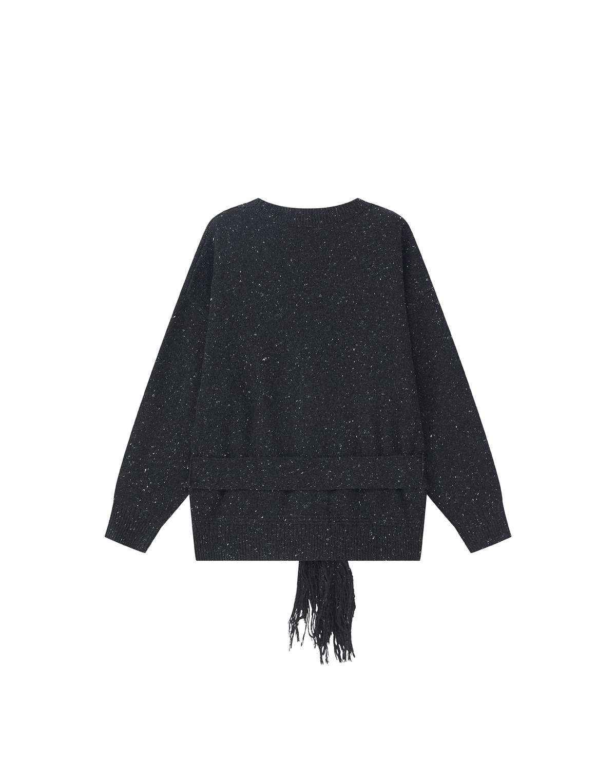 SLOUCHY FRINGED CARDIGAN