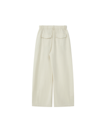 KNIT PLEATED SUIT PANTS
