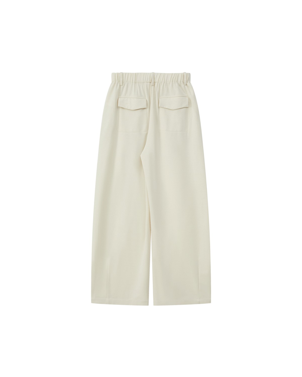 KNIT PLEATED SUIT PANTS