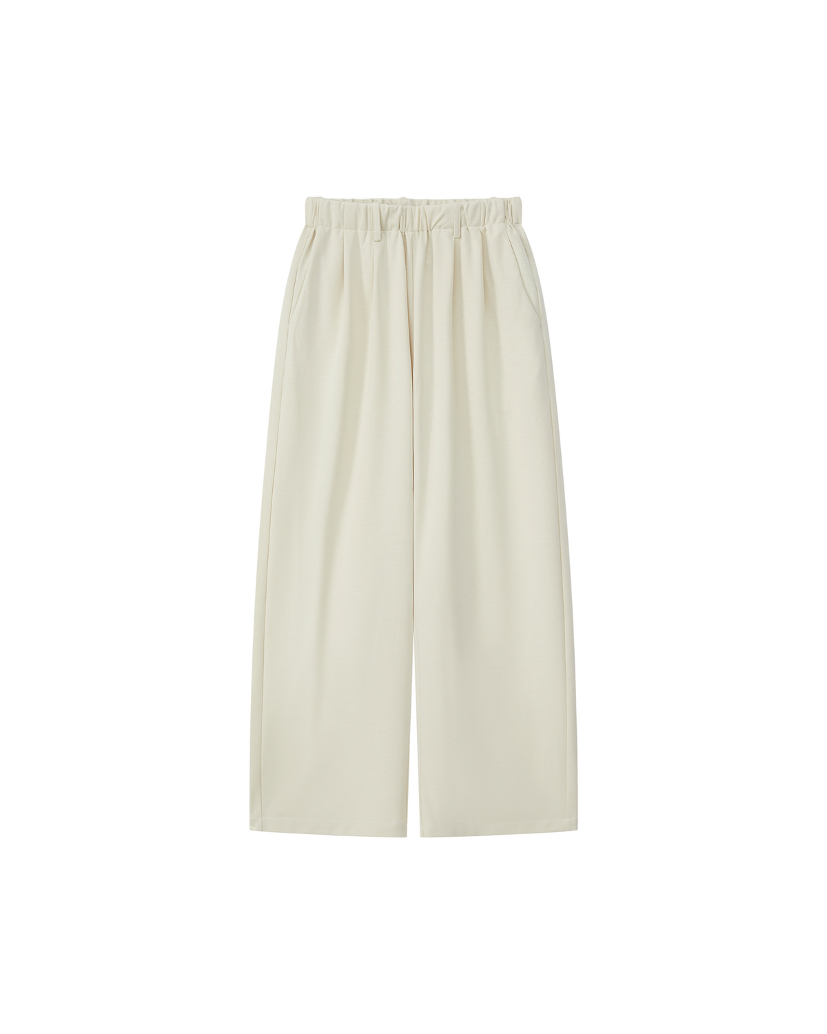 KNIT PLEATED SUIT PANTS