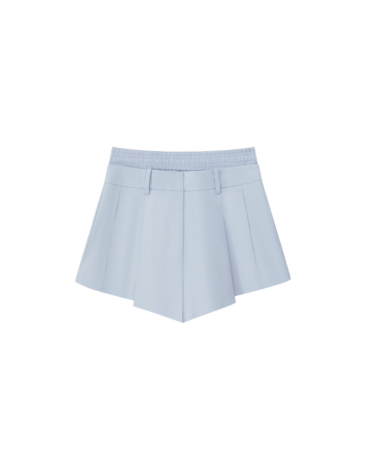 DUAL WAIST PLEATED SHORTS
