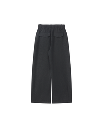 KNIT PLEATED SUIT PANTS