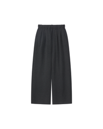 KNIT PLEATED SUIT PANTS