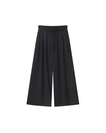 PLEATED DRAWSTRING WIDE PANTS