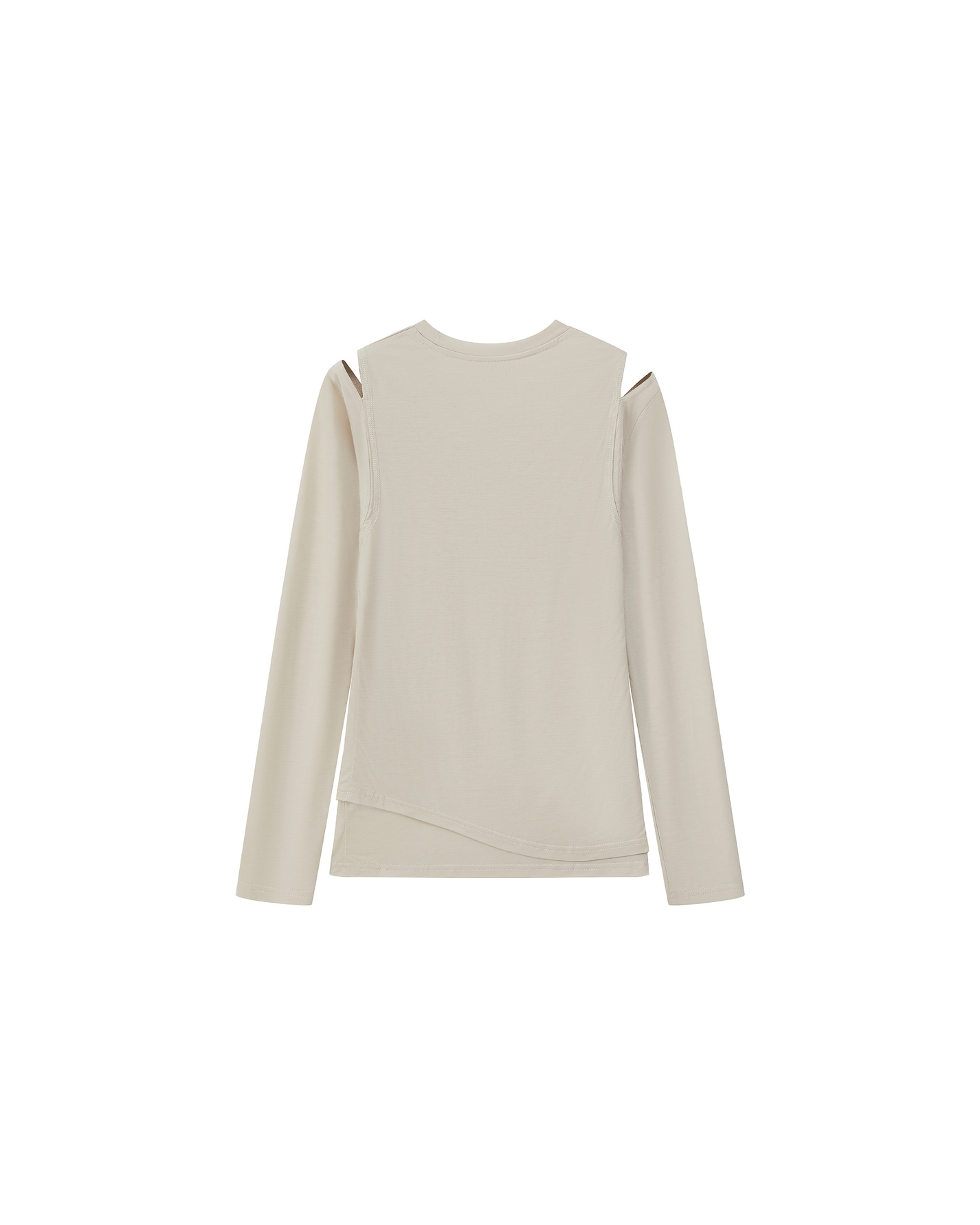CUT-OUT SHOULDER BASE LAYER