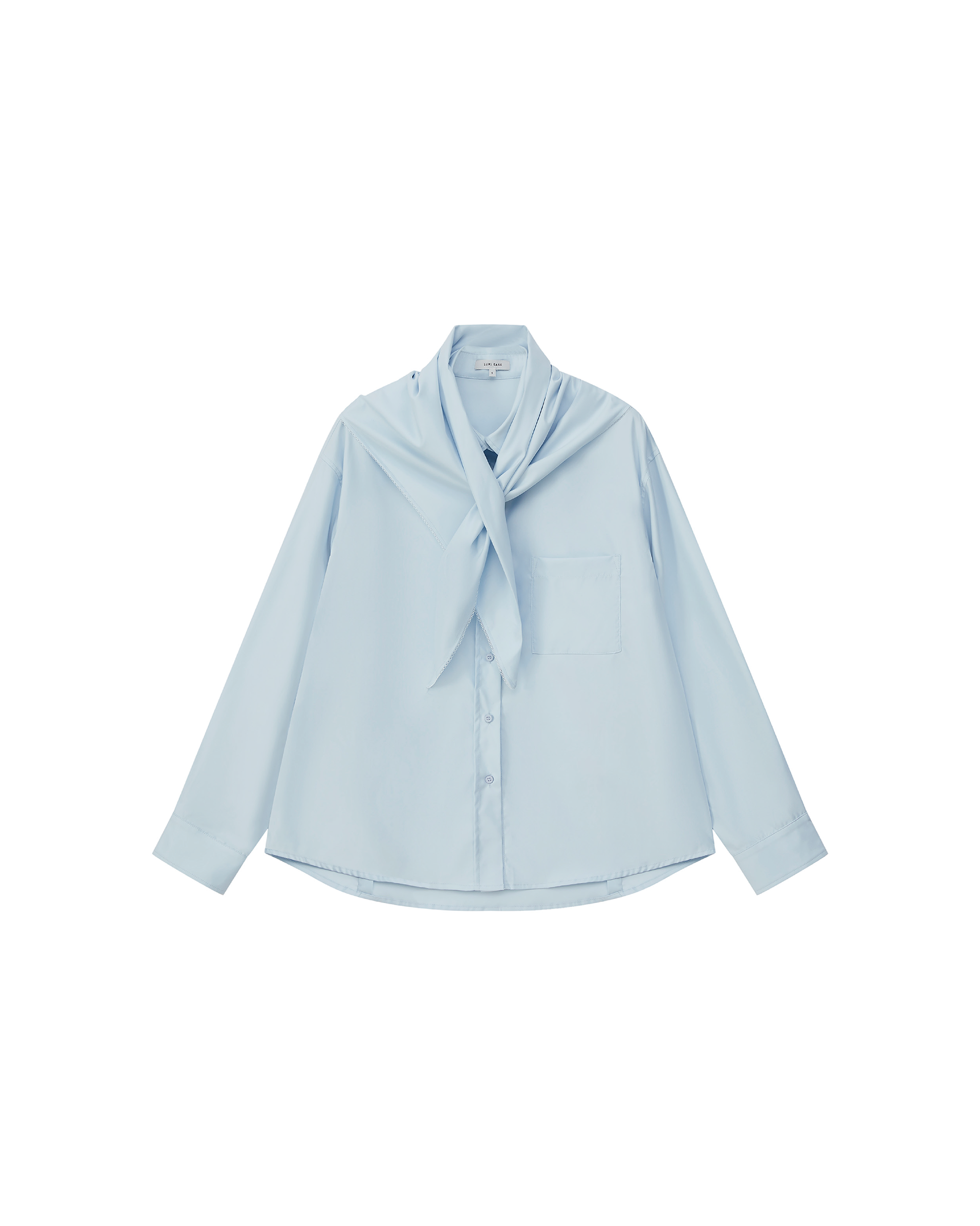 SHAWL LAYERED SHIRT