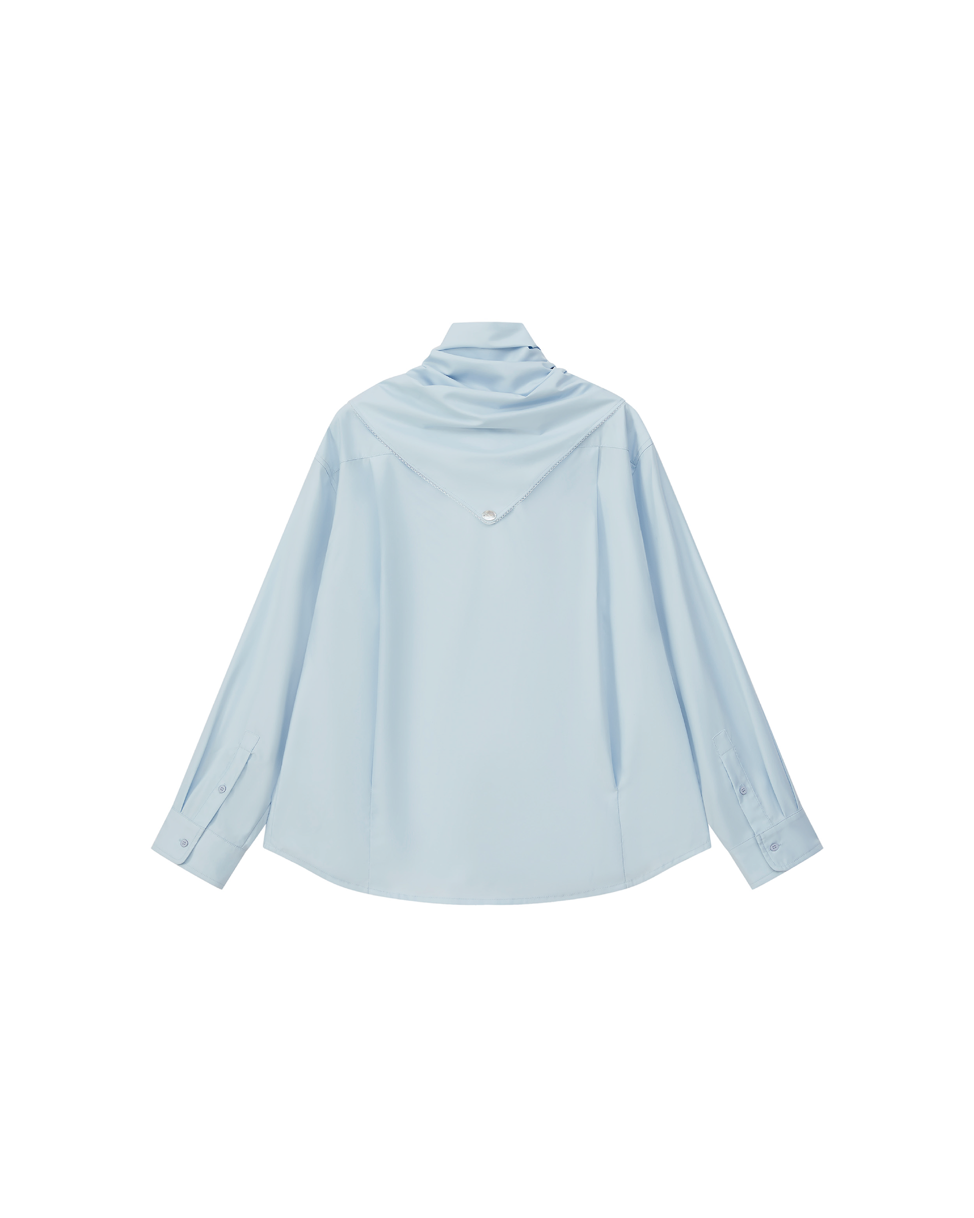 SHAWL LAYERED SHIRT