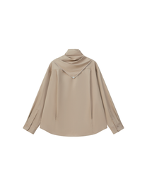 SHAWL LAYERED SHIRT