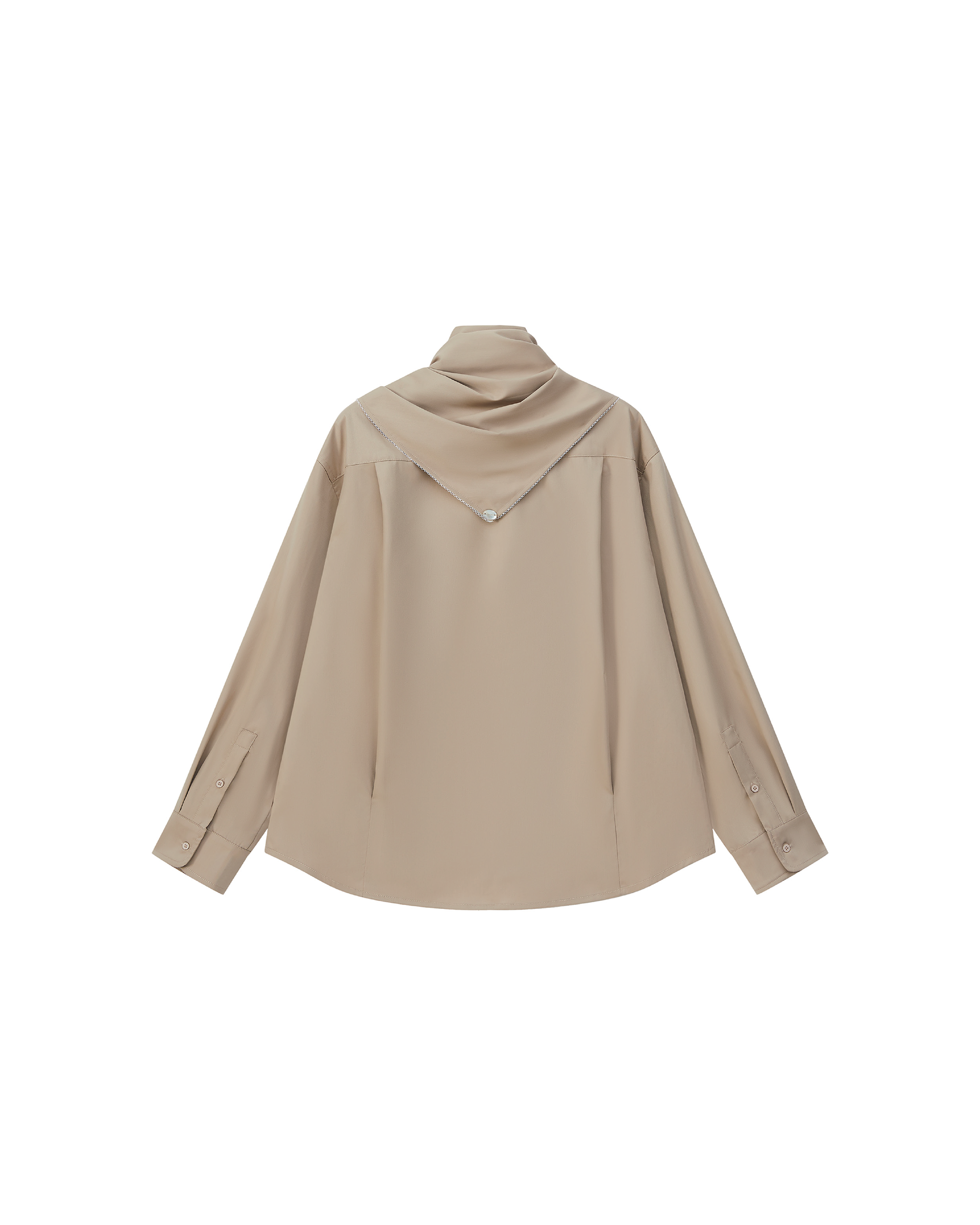 SHAWL LAYERED SHIRT