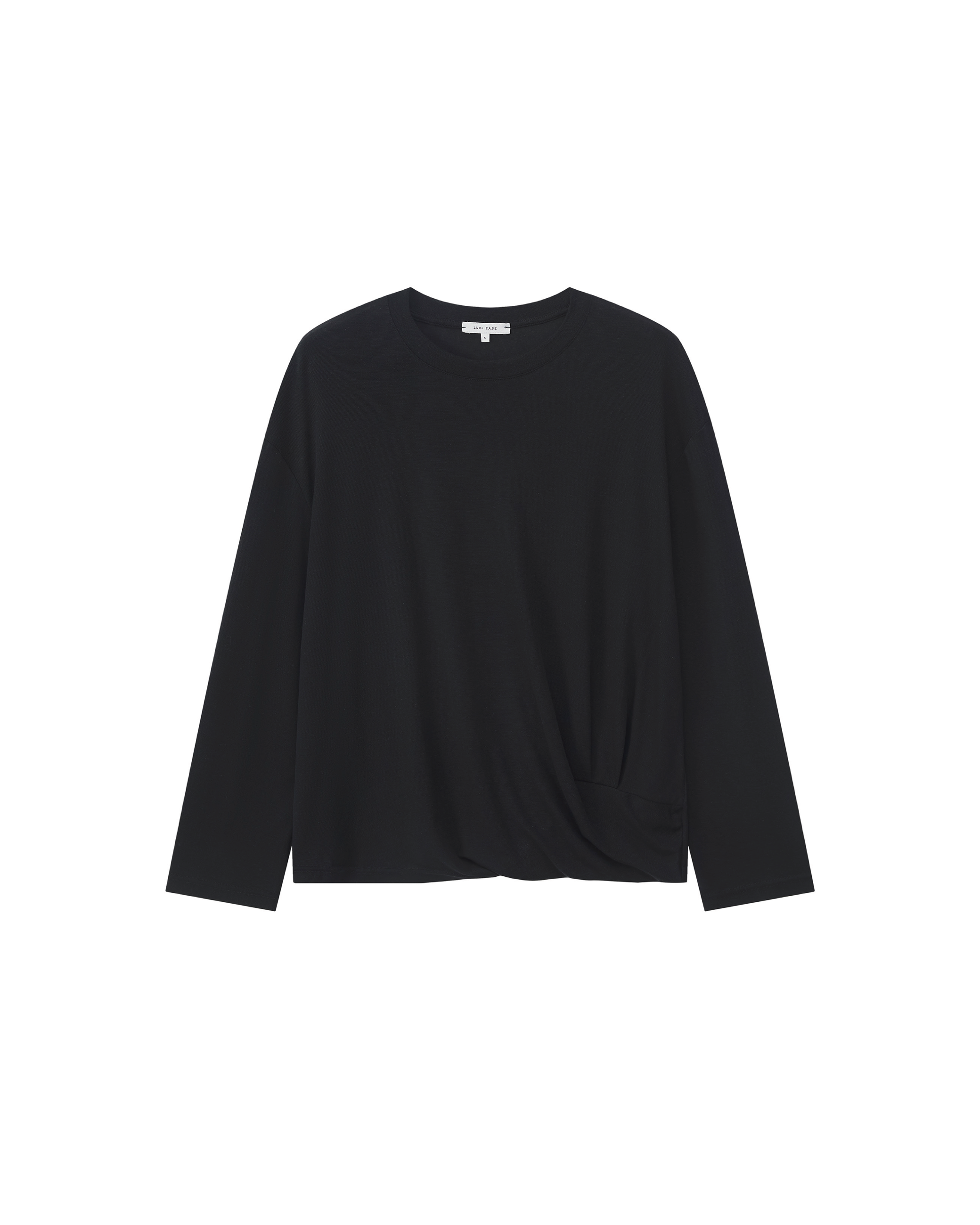 TWIST HEM LONG SLEEVE TEE