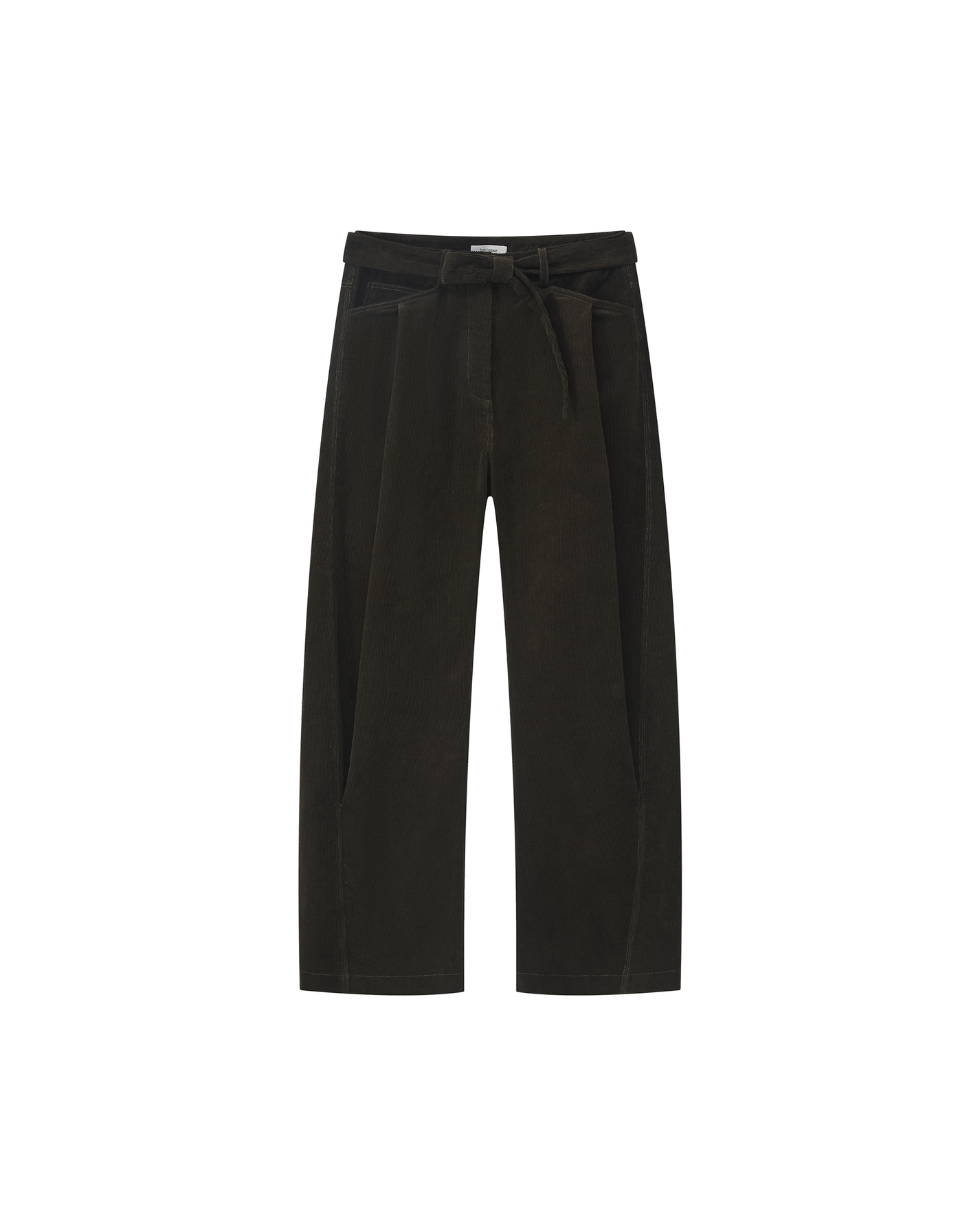 CORDUROY BELT TROUSERS
